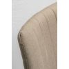 Set masa MBS-43 sticla, 150x80cm, cu 6 scaune tapitate bej
