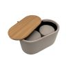 Set masa cafea cu 2 tabureti, MC-141, bej