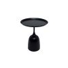 Masa cafea MC-145, 50x60 cm, negru, metalica