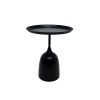 Masa cafea MC-145, 50x60 cm, negru, metalica