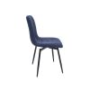 Scaun rotativ XS-3, tapitat stofa, albastru