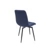 Scaun rotativ XS-3, tapitat stofa, albastru