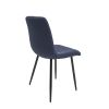 Scaun XS-4, tapitat stofa, albastru
