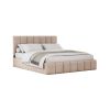 Set dormitor Cozy cappuccino, dulap Radu 180 cm Sonoma, cu oglinda