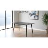 Masa Living MB-101, 140x80x75 cm, piatra sinterizata, gri