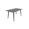 Masa Living MB-101, 140x80x75 cm, piatra sinterizata, gri