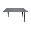 Masa Living MB-101, 140x80x75 cm, piatra sinterizata, gri