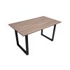 Masa Living MB-104 140x80x75 cm, sonoma/negru