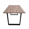 Masa Living MB-104 140x80x75 cm, sonoma/negru