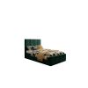 Pat Cozy, 90x200 cm, verde, suport saltea din PAL