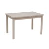 Masă bucatarie extensibila, MB-13 alba1, cashmere, 120-150160 x 80 cm, lemn masiv de fag/pal