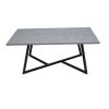 Masa cafea HT-155, 110x60 cm, alb, MDF
