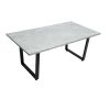 Masa cafea HT-156, 110x60 cm, alb, MDF