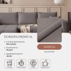 Coltar extensibil Pedro XL, gri