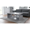 Masa cafea HT-016, 100x60x42 cm, gri lucios