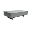 Masa cafea HT-005, 115x55x31 cm, gri, MDF lucios