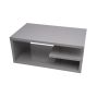 Masa cafea HT-016, 100x60x42 cm, gri lucios