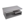 Masa cafea HT-016, 100x60x42 cm, gri lucios