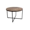 Masa cafea HT-140, 70x70x45 cm, stejar, MDF