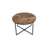 Masa cafea HT-140, 70x70x45 cm, stejar, MDF