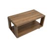 Masa cafea HT-146, 90x45x45 cm, stejar, MDF