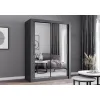 Dressing Milan, cu oglinda, 150 cm, gri