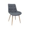 Scaun living HT3, stofa, gri