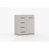 Comoda mini stela 1d4s, 90x95x45 cm, cashmir