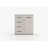 Comoda mini stela 1d4s, 90x95x45 cm, cashmir