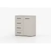 Comoda mini stela 1d4s, 90x95x45 cm, cashmir