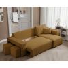 Coltar extensibil Paris, galben mustar