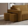 Coltar extensibil Paris, galben mustar