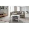 Masa cafea HT-196, 100x60x42 cm, alb, MDF