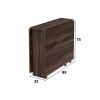 Masa pliabila fold, 161x75x89 cm, K537 nuc ristretto