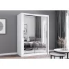 Dressing Milan, cu oglinda, 150 cm, alb