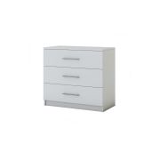 Comoda beta, alb, 90x82x42.5 cm