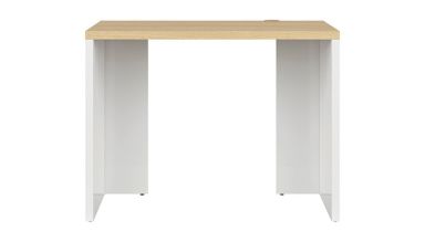 Birou Dan, sonoma/alb, 100 cm