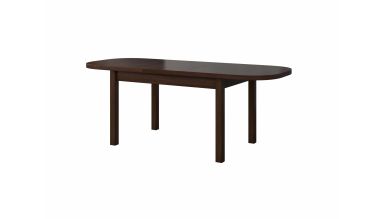 Masă living venus2l o, nuc, extensibila 140/220x80x76 cm, lemn masiv de fag/pal