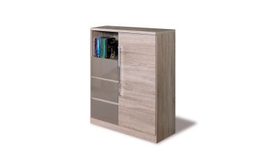 Comoda dome dy2, culoare sonoma, 85x105x42 cm