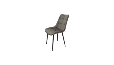 Scaun living HT2, stofa, gri