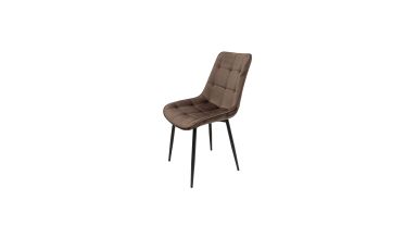 Scaun living HT2, stofa, maro