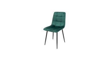 Scaun ML-4, tapitat stofa, verde