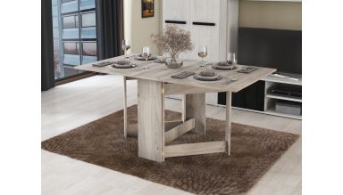 Masa pliabila fold, 161x75x89 cm, K537 stejar gri