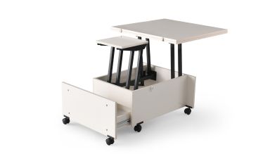 Masuta Multifunctionala Smart Alb