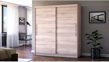 Dressing Radu fara oglinda, 180x200x61 cm, sonoma