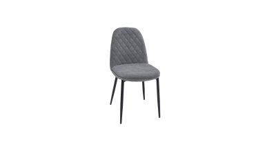 Scaun XS-2, tapitat stofa, gri deschis
