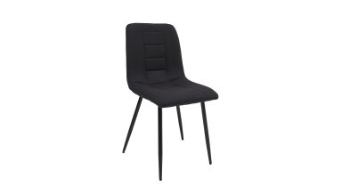 Scaun rotativ XS-4, tapitat stofa, negru