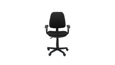 Scaun birou S-229, negru, mesh textil