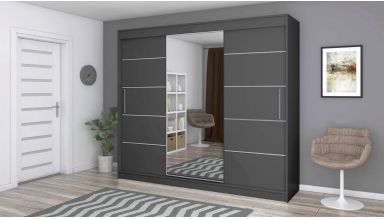 Dressing Iulia gri, 250 cm, gri