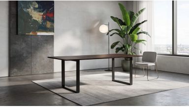 Masa Living MB-103 160x90x75 cm, stejar/negru